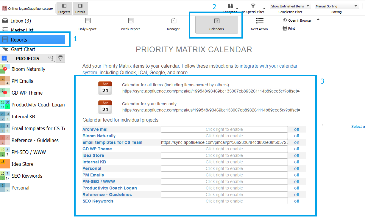 How Can I Sync Priority Matrix With Fice 365 Calendar On