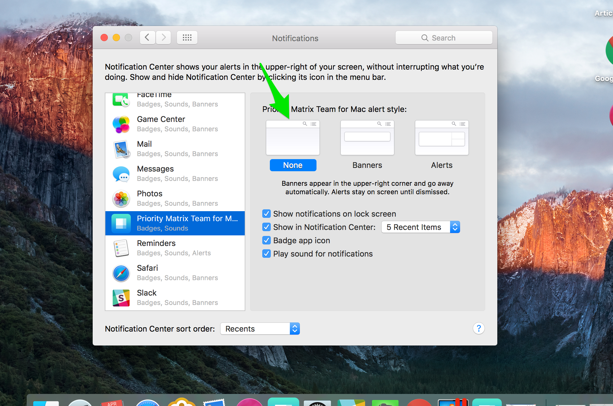 how to turn off mac notifications for tinder