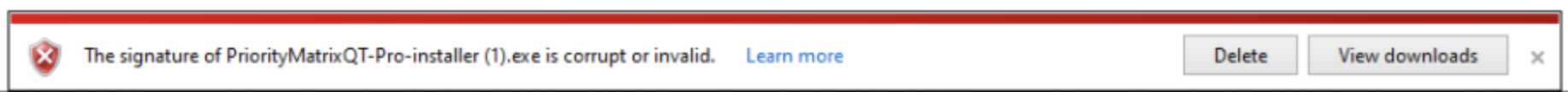 Signature is invalid Signature is invalid