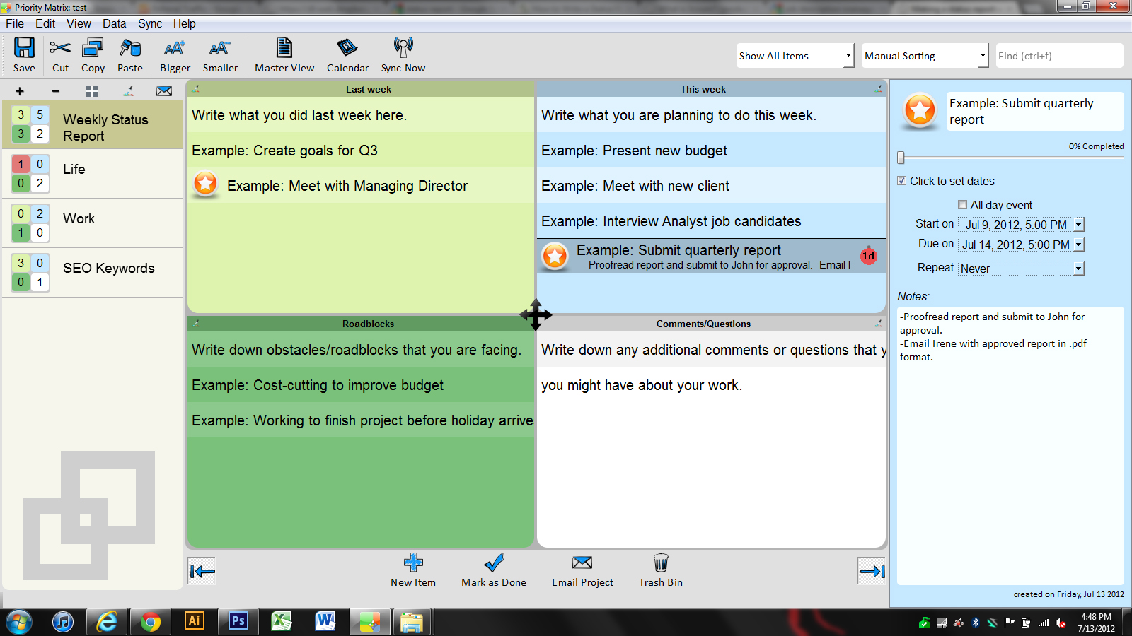 Excel To Do List Priority Template