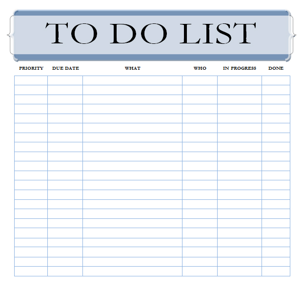 The Best To Do List Template Unleash Your Productivity