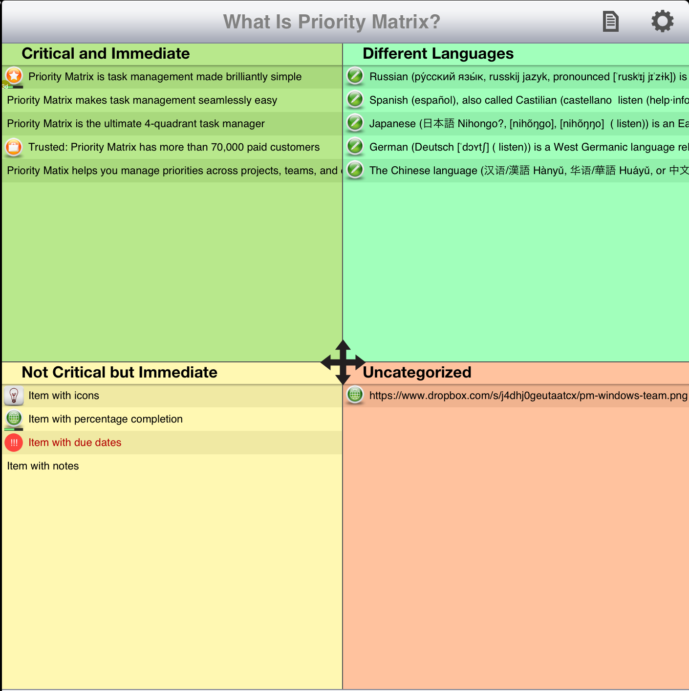 project priority matrix ppt