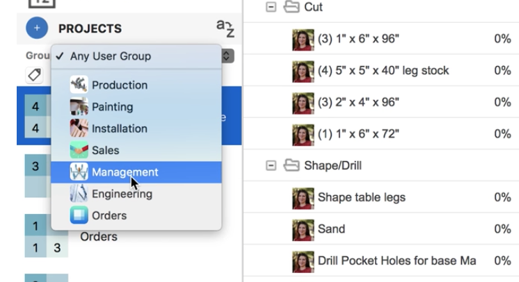 Team Workload Management to Fill Orders by Appfluence.com/productivity