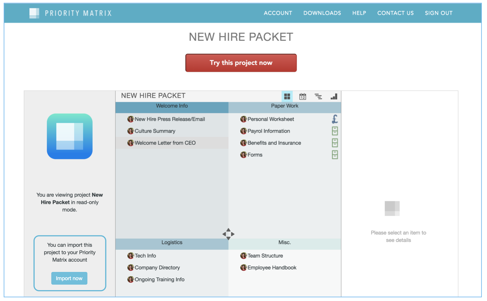 New Hire Packet Template from appfluence.com