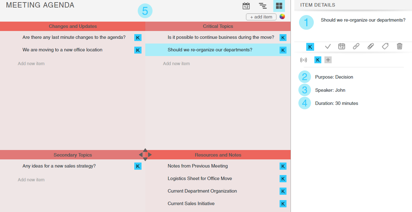 Meeting Agenda Template