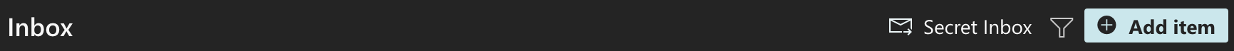 Adding items to your Priority Matrix inbox