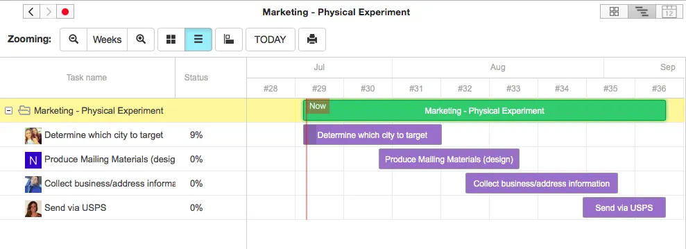 Create a Simple Gantt Chart