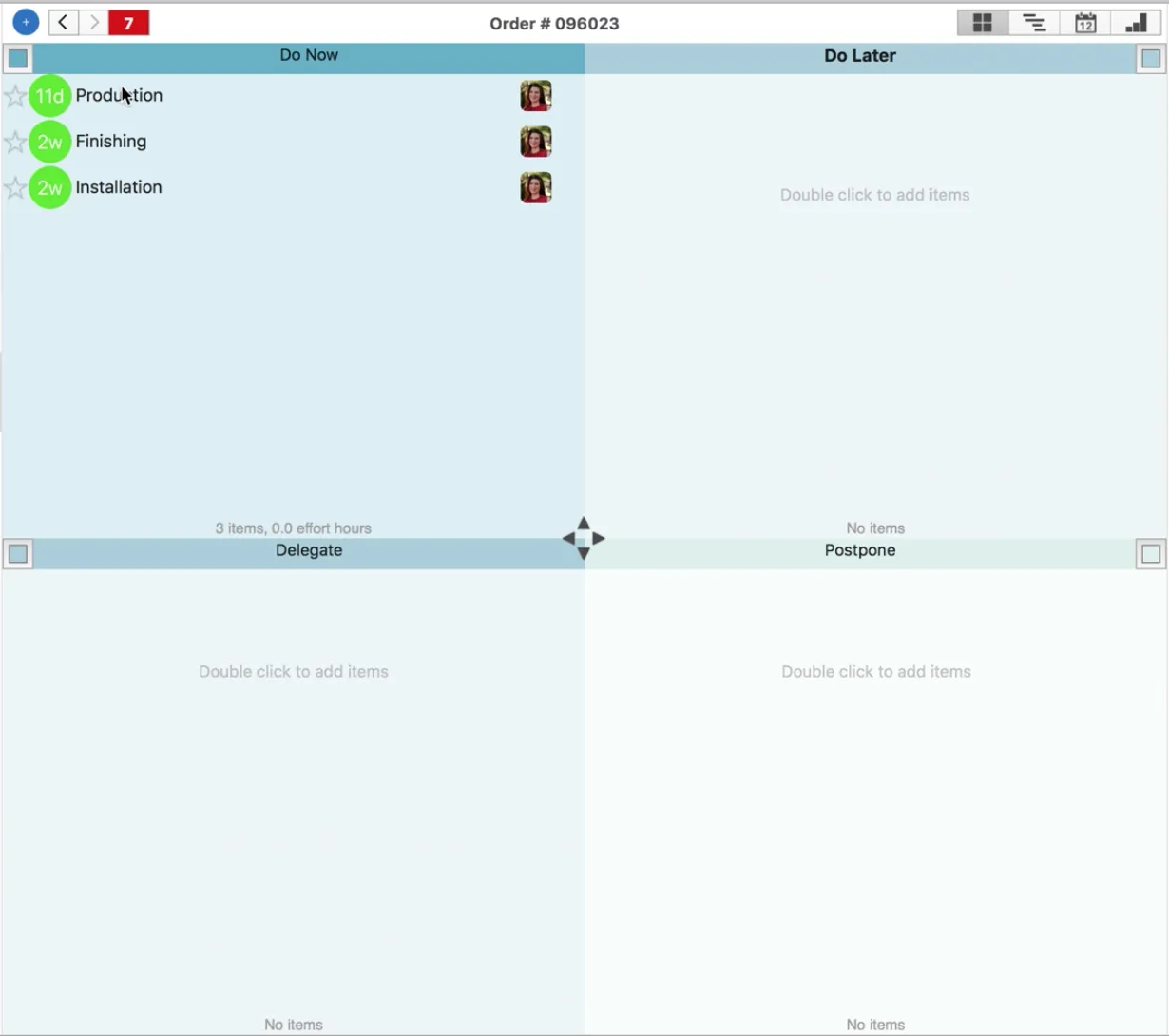 Team Workload Management to Fill Orders by Appfluence.com/productivity