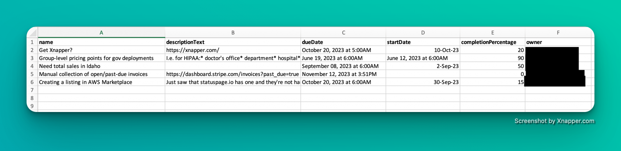 Importing CSV into Priority Matrix