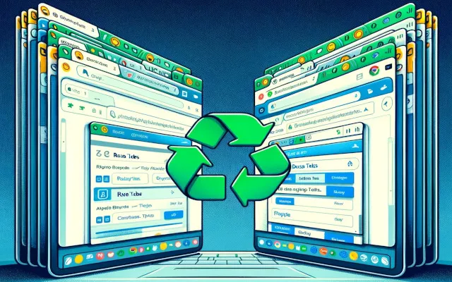 The Reuse Tabs extension for Chrome, Edge and Firefox helps declutter your browser